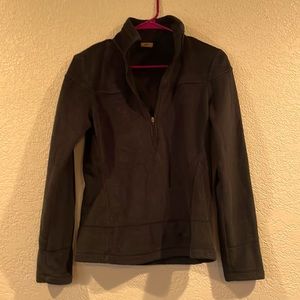 Koppen 1/4 zip fleece. Black